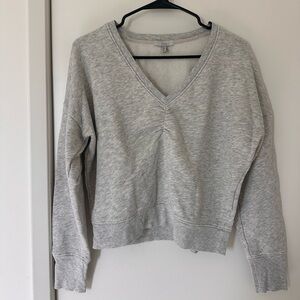 Joie Gray V-Neck Sweater